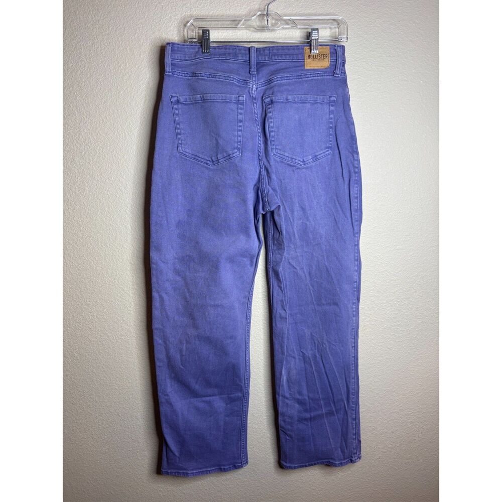 hollister girls ultra high rise dad jean size 11R 30W 31L purple lavender